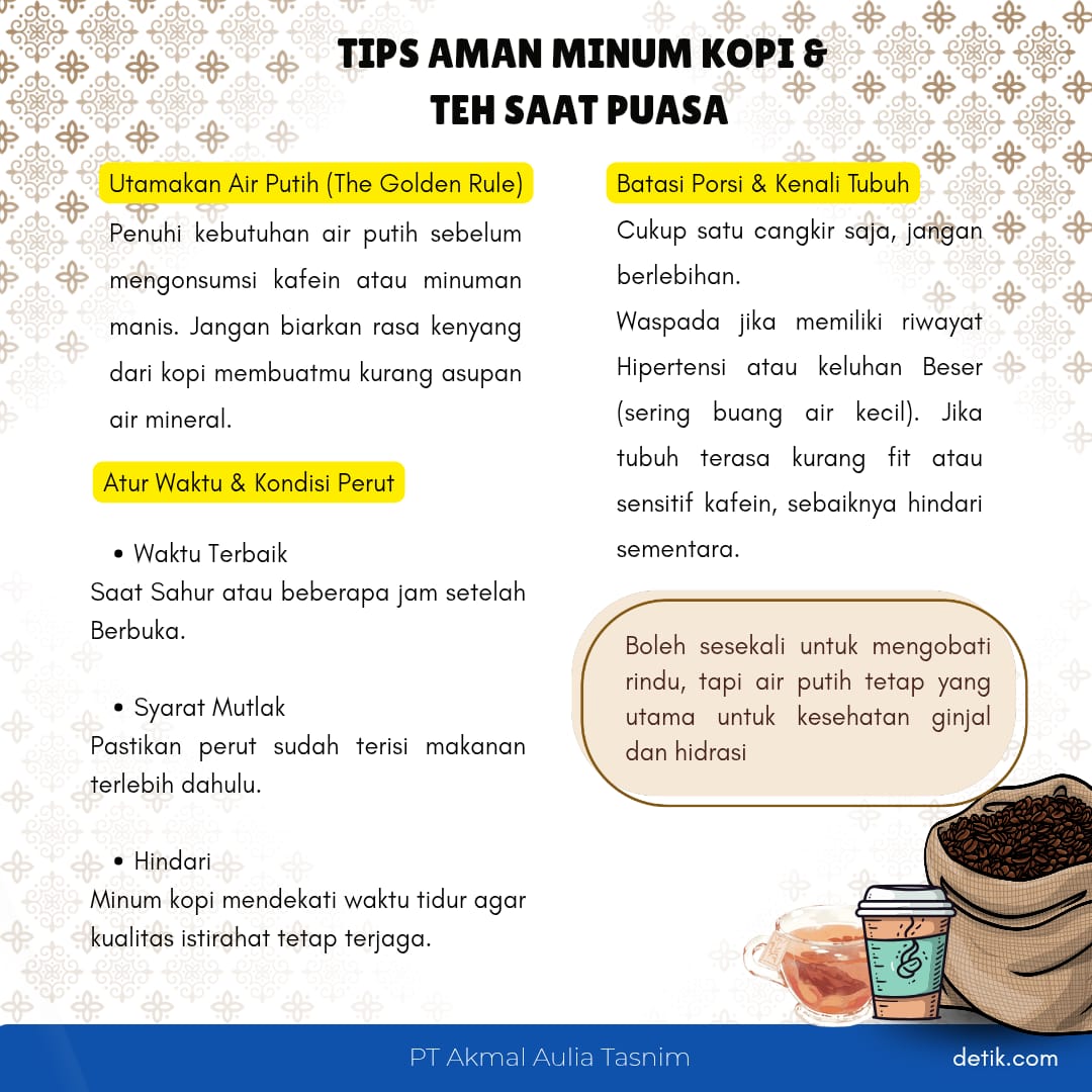 Gambar artikel Strategi Menikmati Kafein Selama Ramadan