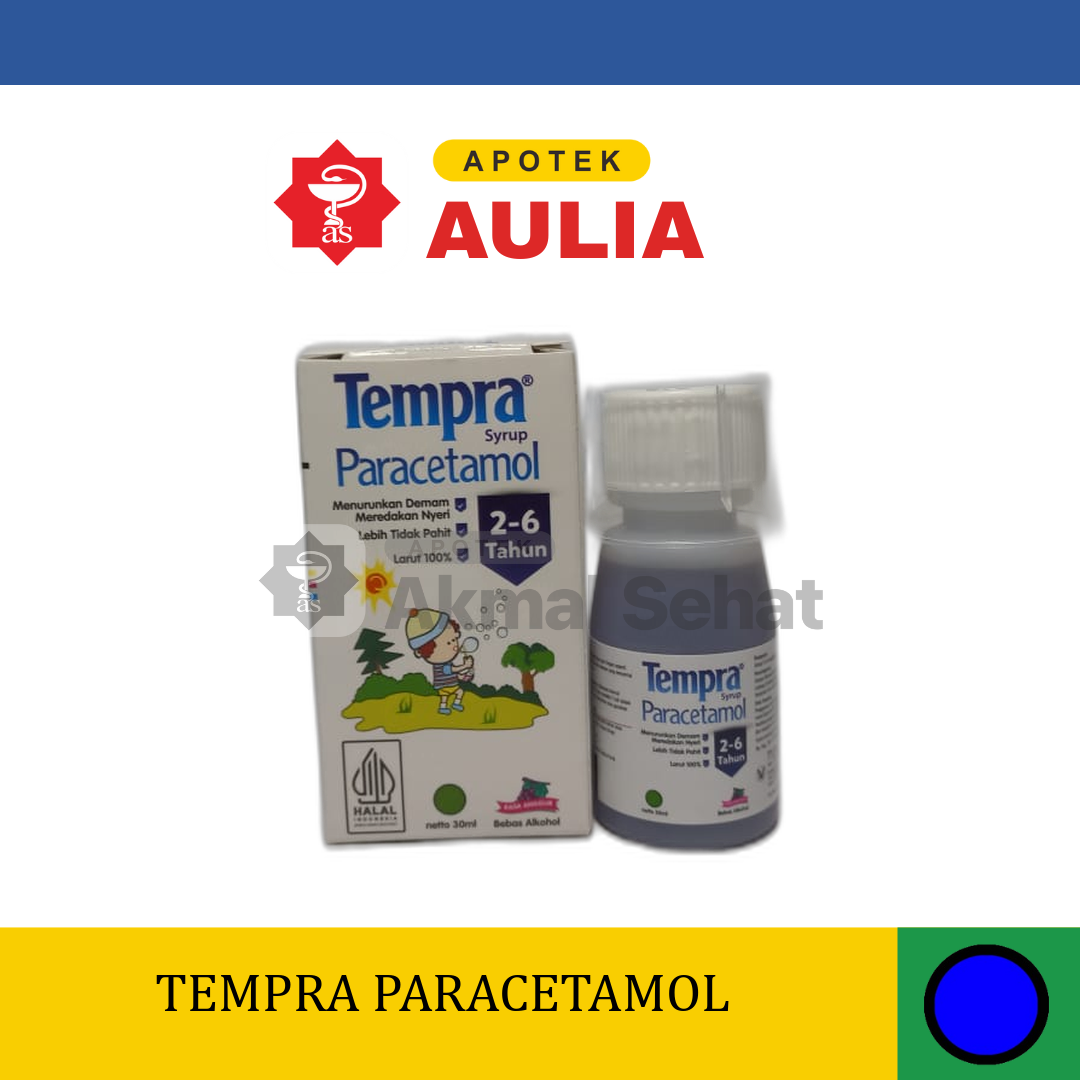 Tempra Paracetamol Syrup Rasa Anggur 30 ml