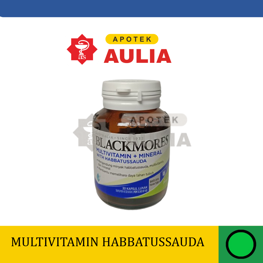 Blackmores Multivitamin + Mineral with Habbatussauda Isi 30 Tablet