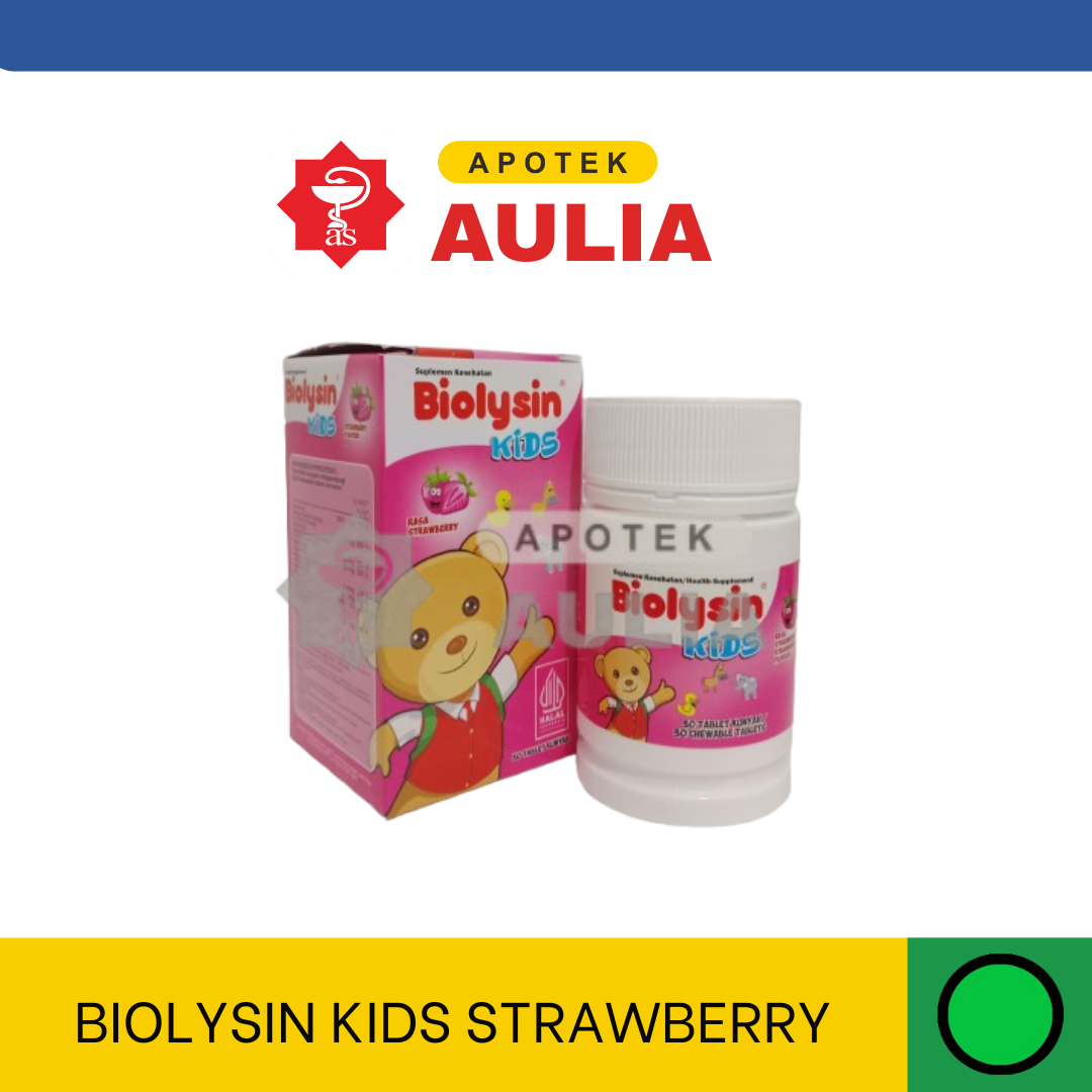 Biolysin Kids Tablet Strawberry